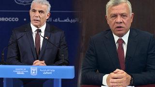 İsrail basını: İsrail Dışişleri Bakanı Lapid, Ürdün Kralı Abdullah ile gizlice görüştü