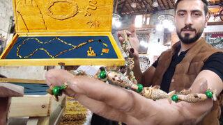 Balıklıgöl'ün hikayesini tespihe nakşetti! Değeri dudak uçuklattı