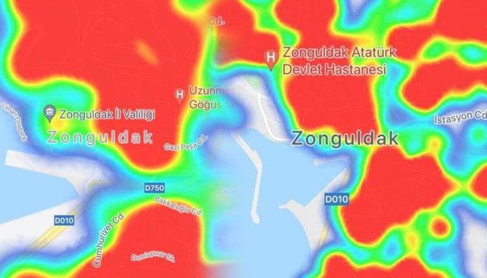 Zonguldak'da koronavirüs vakaları arttı, harita kırmızıya döndü