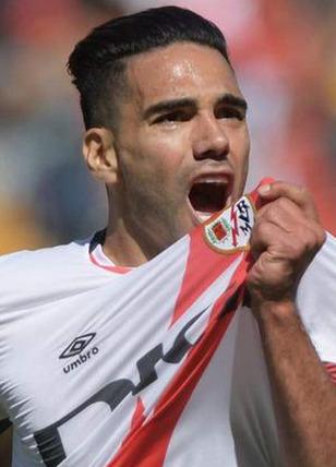 Radamel Falcao Rayo Vallecano'da tarihe geçti