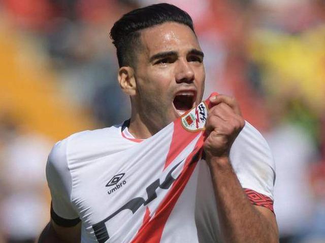 Radamel Falcao Rayo Vallecano'da tarihe geçti