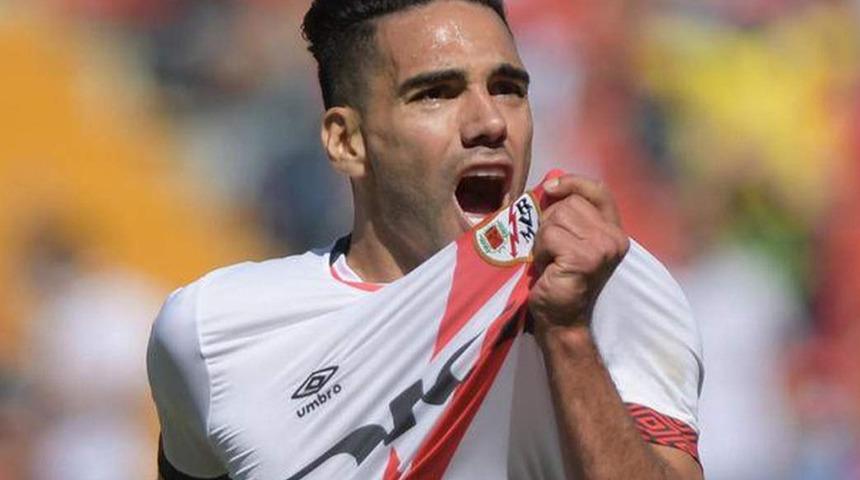Radamel Falcao Rayo Vallecano'da tarihe geçti