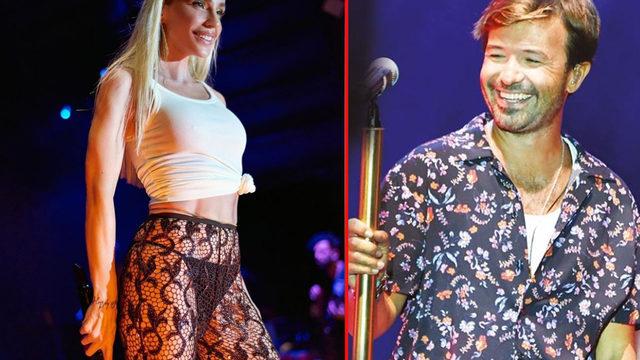 Gülşen ve Yalın'ın sahne kıyafetleri olay oldu! Biri pijama biri eşofman ile çıktı! 