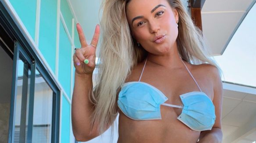 Sosyal medya eleştirilerine fenomen isimden şaşırtan cevap! İç çamaşırıyla dans videosu çekti