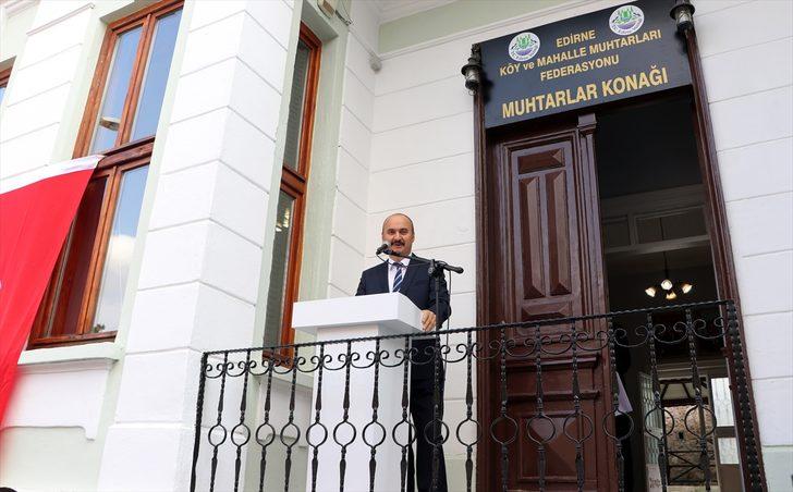 Edirne'de Muhtarlar Konağı hizmete açıldı G1