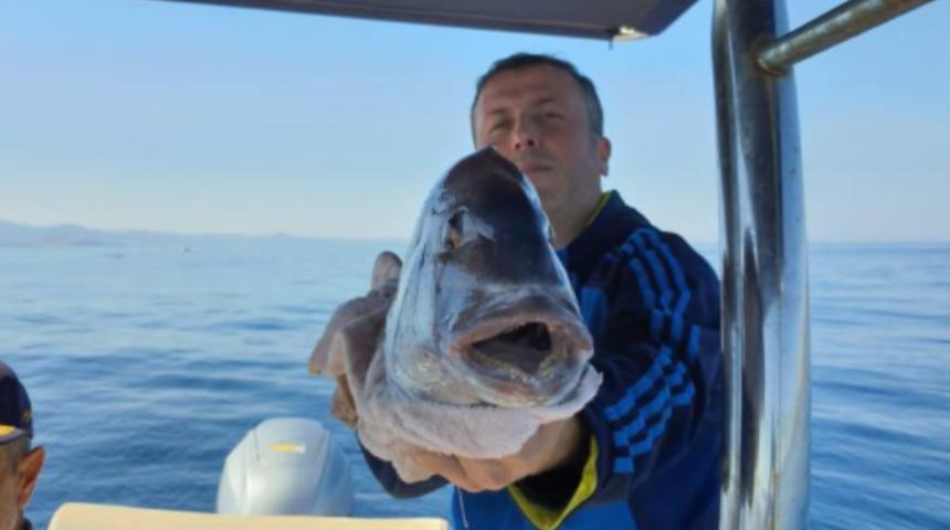 2 bin lira civarında! Tuttuğu balıklara kendisi bile inanamadı 