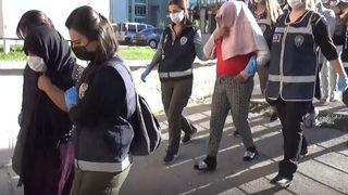 Fuhuş şüphelisi kadınlardan şoke eden sözler: Cinayet mi işledik? Enayi çok olunca biz de dolandırıyoruz