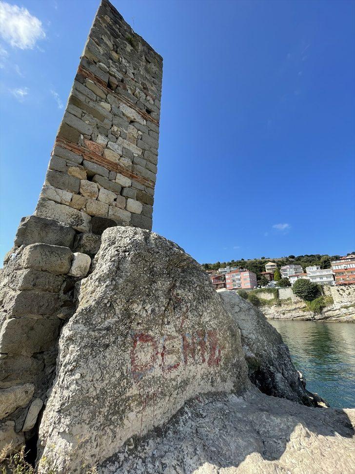 Tarihi Direkli Kaya'ya yazı yazanlar güvenlik kamerasından bulunacak G4