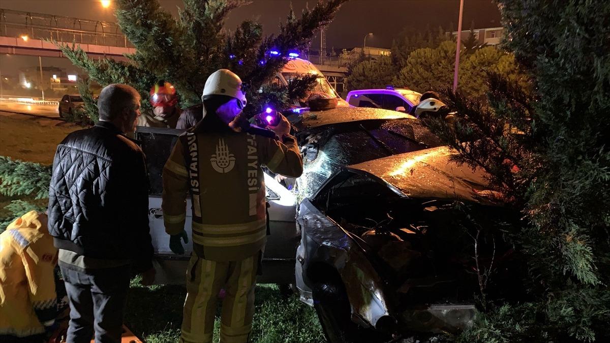 İstanbul'da trafik kazasında 1 kişi yaralandı