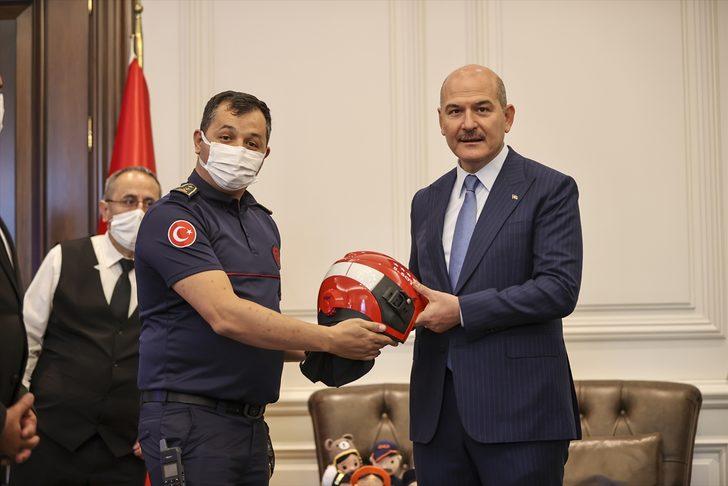 İçişleri Bakanı Soylu, Tüm İtfaiyeciler Birliği Derneği mensuplarını kabul etti: G3
