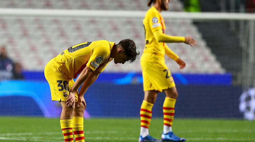 Barcelona bu kez Benfica'ya 3-0'la boyun eğdi