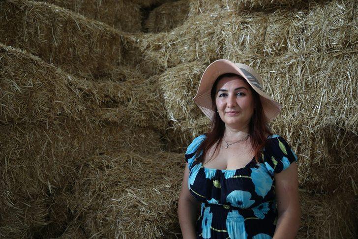 Devlet desteğiyle çiftlik kuran Özbek asıllı kadın, "organik süpermarket" için kolları sıvadı G4