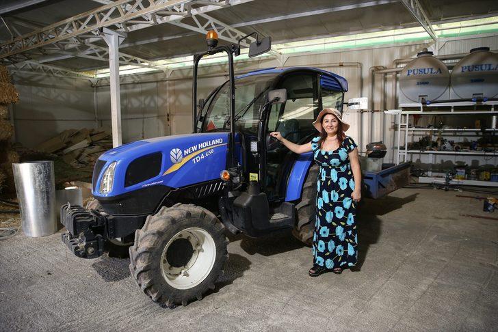 Devlet desteğiyle çiftlik kuran Özbek asıllı kadın, "organik süpermarket" için kolları sıvadı G5