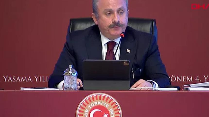 Son Dakika: TBMM Başkanı Şentop'tan erken seçim açıklaması