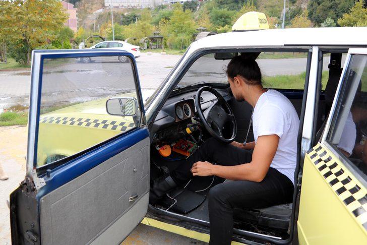 3 bin TL'ye aldıkları Murat 124, otonom araç oldu! İşte Zonguldak'ın Tesla'sı "Sercedes" G1