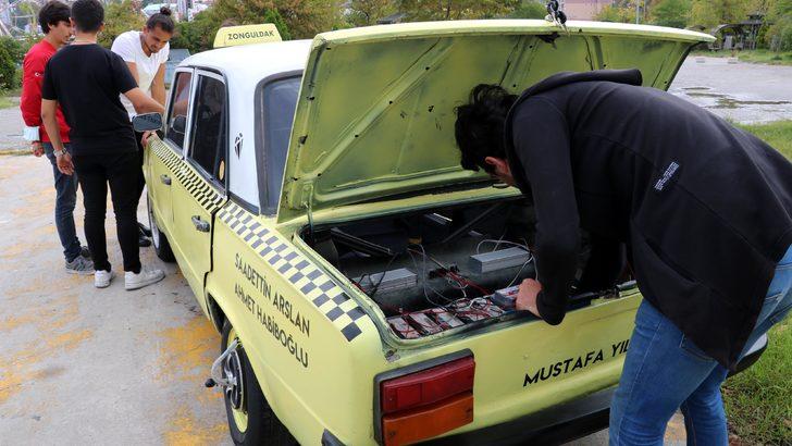 3 bin TL'ye aldıkları Murat 124, otonom araç oldu! İşte Zonguldak'ın Tesla'sı "Sercedes" G2