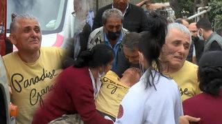 Yer: İstanbul! Oturduğu apartmanın yandığını görünce baygınlık geçirdi