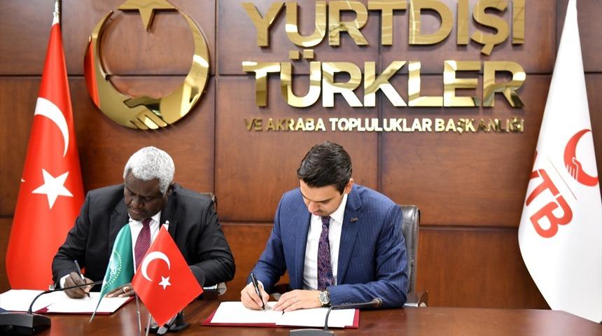 YTB ve Afrika Birliği, diaspora, eğitim ve araştırma konularına dair iş birliği protokolü imzaladı