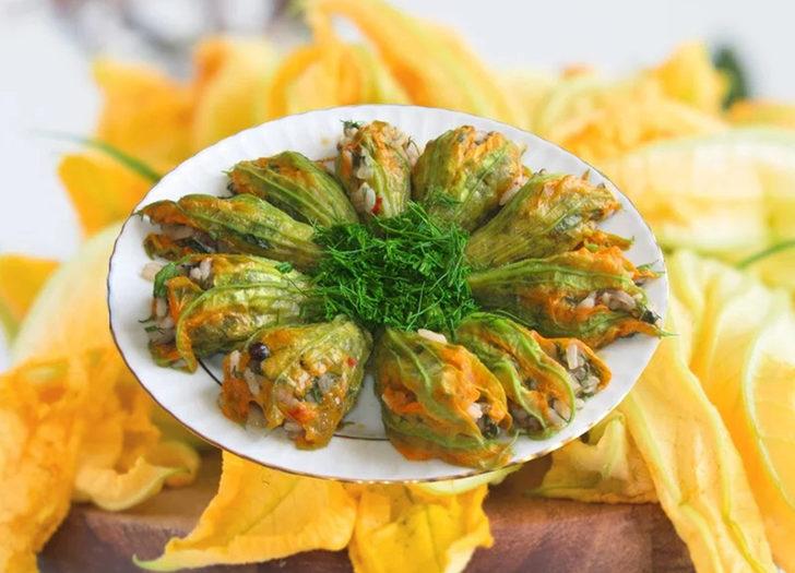Kabak çiçeği dolması nasıl yapılır? MasterChef kabak çiçeği dolması tarifi ve malzemeleri neler? G3