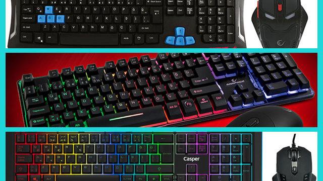 Gamerların hızına hız katacak en başarılı oyuncu klavye mouse setleri