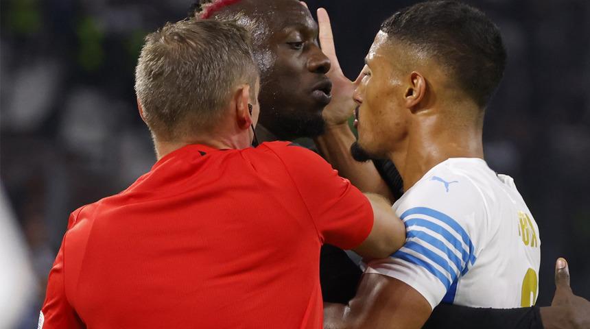 Diagne ile Saliba kafa kafaya geldi!