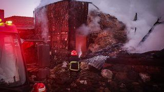 Kütahya'da ahır ve samanlık yangınında 3 küçükbaş hayvan telef oldu