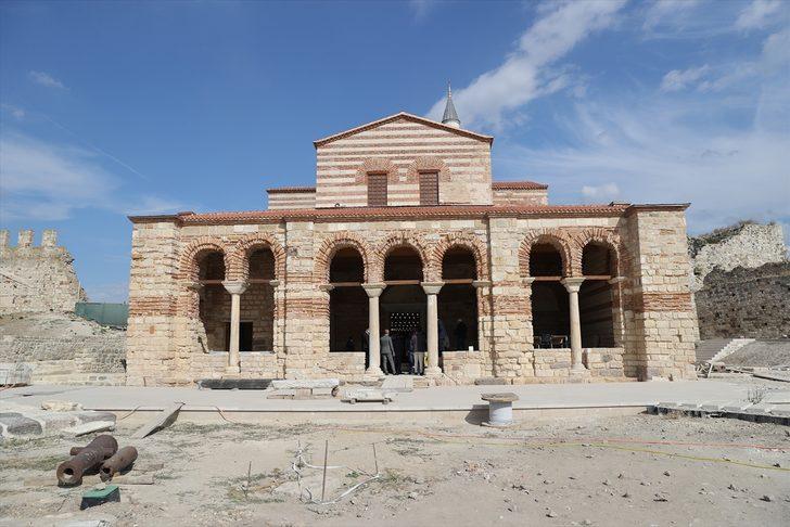 Edirne'de tarihi Enez Fatih Camisi'nin restorasyonunda sona gelindi G2