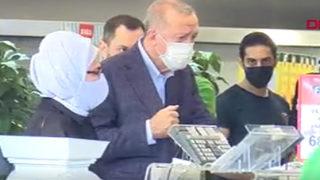 Erdoğan'dan alışveriş sonrası açıklama: 1000 yeni market açılacak
