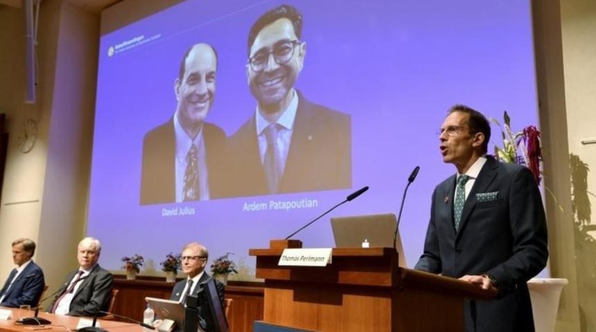 2021 Nobel Tıp &Ouml;d&uuml;l&uuml;, sıcaklık ve dokunma resept&ouml;rlerini keşfeden iki ABD'li bilim insanına verildi