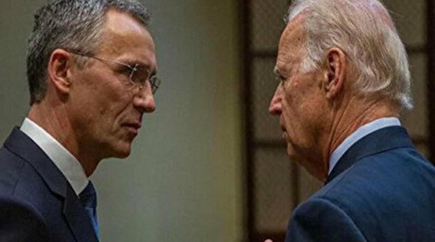 Biden, NATO Genel Sekreteri Stoltenberg ile Beyaz Saray'da bir araya geldi