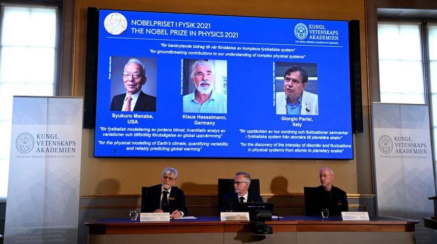 2021 Nobel Fizik Ödülü, 'küresel ısınma' vurgusuyla Japon, Alman ve İtalyan üç bilim insanına verildi