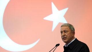 Son dakika: Bakan Akar'dan Yunanistan'a diyalog çağrısı