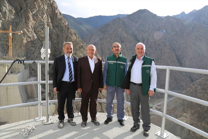 DSİ Genel Müdürü Yıldız'dan Yusufeli Barajı ve Yusufeli yeni yerleşim yerinde inceleme G4