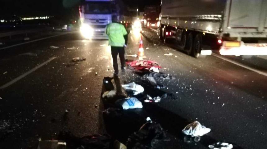 Ankara'da feci kaza: 3 ölü, 2 yaralı