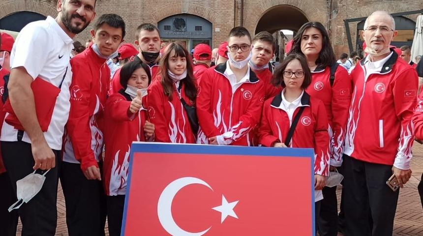 2021 Down Sendromlular Avrupa Oyunları'nın a&ccedil;ılış t&ouml;reni yapıldı