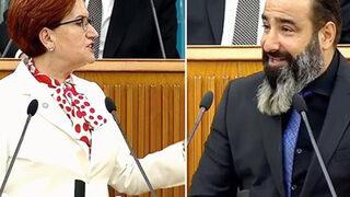 Bahçeli'nin bölücü kebapçılar sözleri sonrası Meral Akşener, kürsüye kebapçı çıkardı