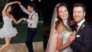 Azra Akın ve Atakan Koru'nun dansları düğünlerine damga vurmuştu