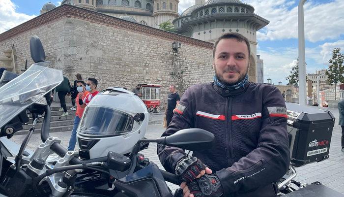 Taksim Camisi'nin motosikletli imamı: Motor üstünde hatim okuyorum