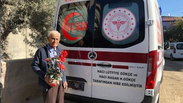 7 ay önce ölen eşi vasiyet etti, ambulansla mezarlığa gitti: Benim cenazemi de bununla taşıyın