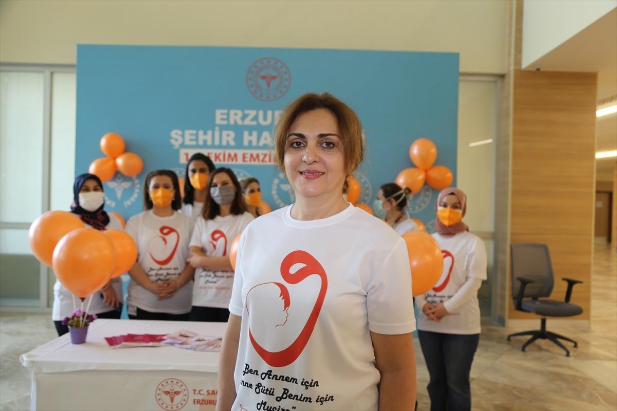Erzurum'da gebelere Kovid-19'a karşı anne s&uuml;t&uuml;yle aşının &ouml;nemi anlatıldı