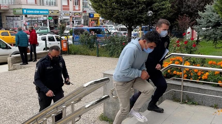 &Ccedil;orum'da girdiği evin sahibiyle karşılaşan hırsızlık zanlısı tutuklandı