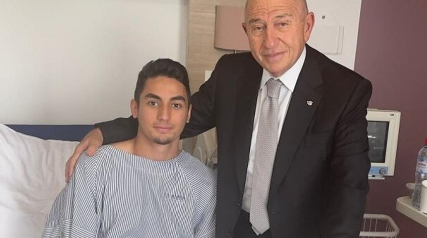 Nihat Özdemir'den Fatih Yiğit Şanlıtürk'e ziyaret