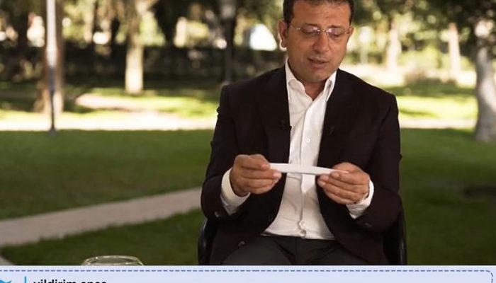 Ekrem İmamoğlu'ndan 'Telefon çalsa, Cumhurbaşkanı Erdoğan arasa' sorusuna yanıt