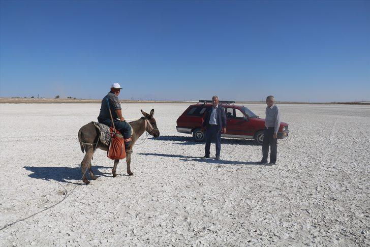 Aksaray'da flamingoların uğrak noktası Akgöl kurudu G1