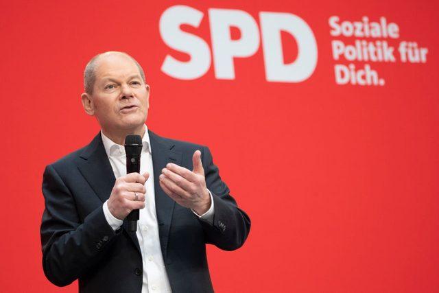 Sosyal Demokrat Parti (SDP) lideri Olaf Scholz