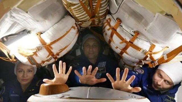 Uzayda çekilen ilk sinema filmi Vyzov’un (Sınanma) iki sahnesi tamamlandı