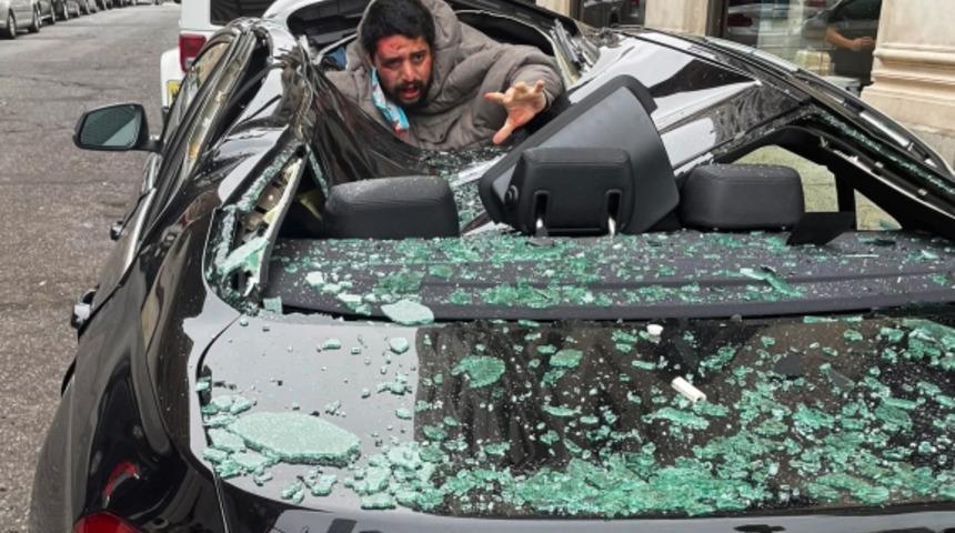 ABD'de 9 katlı binadan atlayan adamın sadece kolu kırıldı! ''Ölmek istiyorum''