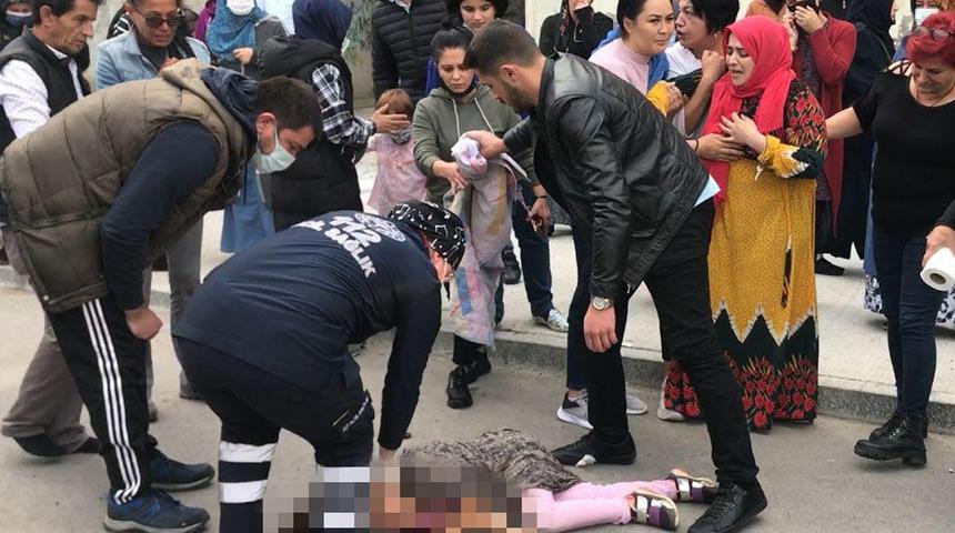 Çok acı olay! Cipin çarptığı Suriyeli küçük kız hayatını kaybetti