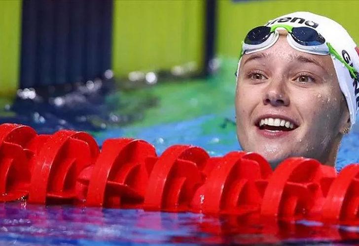Milli yüzücümüz Viktoria Zeynep Güneş'ten bronz madalya