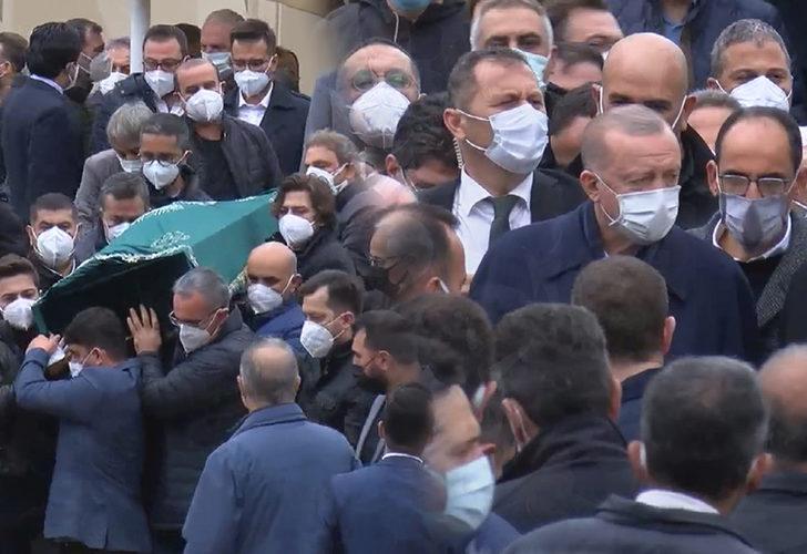 Cumhurbaşkanı Erdoğan iş insanı Gür'ün cenazesine katıldı